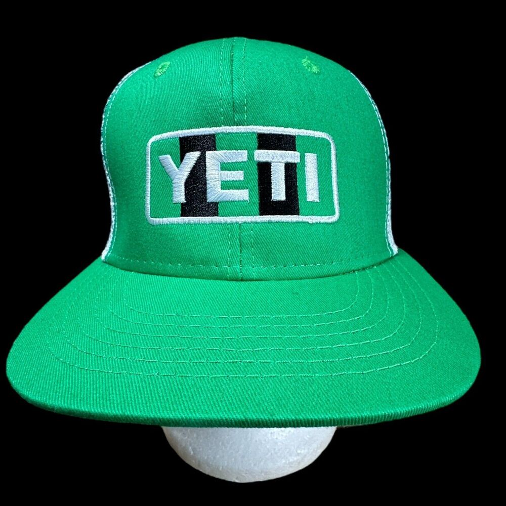 Yeti Austin FC Soccer Mesh Trucker Limited Edition Snapback Hat Green and White‎